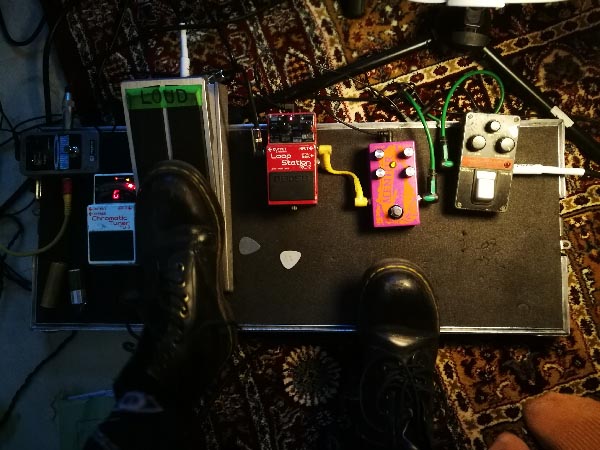 EATW's Rachel pedalboard